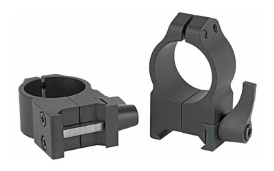Warne Maxima 1-inch High Quick Detach Scope Rings Matte Black
