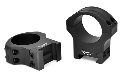 Warne HyperLite 30mm High Matte scope rings in black, MagnaFusion MagnaFusion Alloy