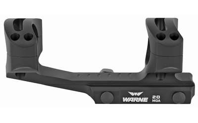 Warne LR-SKEL 30mm skeletonized 20 MOA Picatinny mount, black