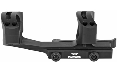 Warne QD XSKEL 34mm skeletonized quick-detach scope mount, black, 6061 T6 aluminum