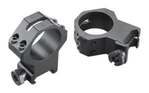 Weaver 4-Hole Skeleton Scope Rings 30mm X-High Matte Black