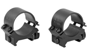 Weaver Sure Grip 1 inch Medium Matte detachable scope rings with four‑screw steel caps