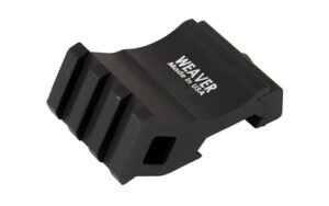 Weaver Offset Rail Adapter black 6061-T6 aluminum for Picatinny rails