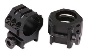 Weaver Tactical 6-Hole Picatinny scope rings 1-inch medium matte black