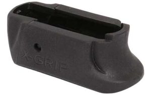 X-Grip 2-piece magazine spacer for 1911 Officer's .45 ACP, black sleeve