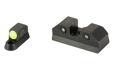 XS Sights R3D 2.0 green tritium night sights for CZ P10 standard height