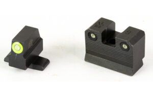 XS Sights R3D 2.0 suppressor-height night sight set with green tritium front and black oxide rear