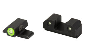XS Sights R3D night sights in green for Springfield Hellcat OSP, three-dot tritium