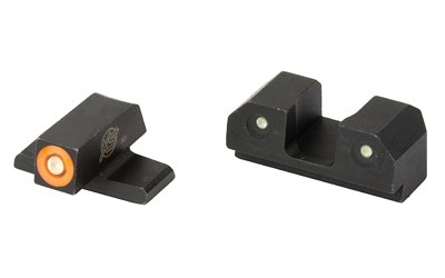 XS Sights R3D tritium 3-dot night sights orange glow for Springfield Hellcat OSP