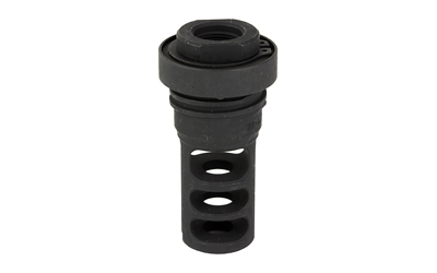 Yankee Hill Machine YHM QD muzzle brake black steel with 1/2-28 threads