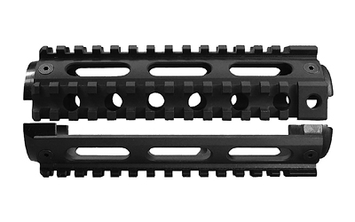 YHM 2PC Carbine Handguard — 4-Rail Picatinny, Anodized Black