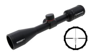 Crimson Trace Brushline Pro 3-9x40 BDC Muzzleloader riflescope in black matte finish