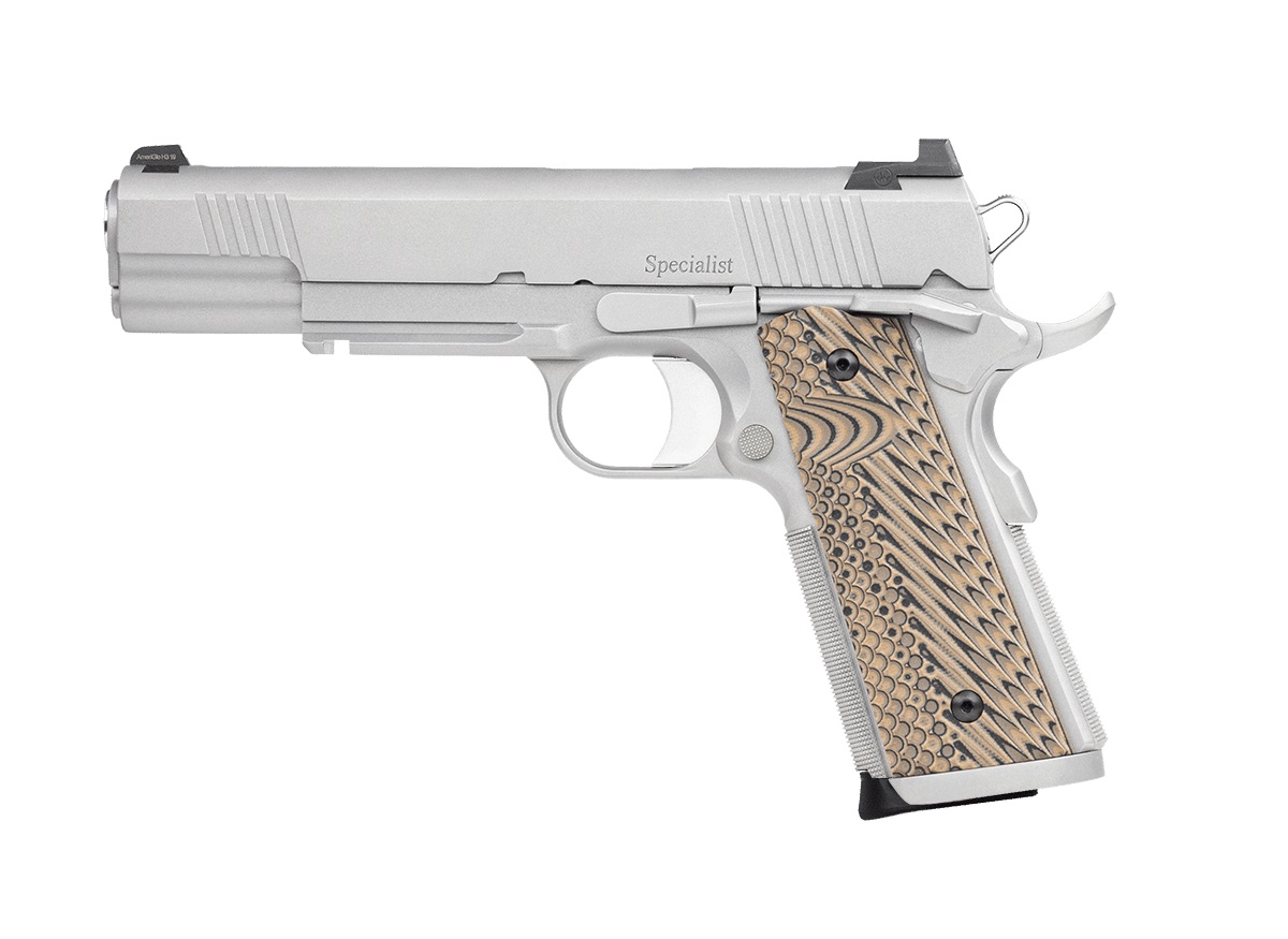 Dan Wesson Specialist .45 ACP 5in Stainless 8rd G10 Tritium