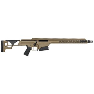 Barrett MRAD 308 Win FDE folding stock rifle with 17-inch fluted barrel
