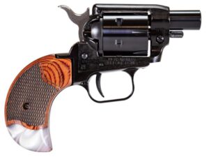 Heritage Arms Barkeep .22 LR 1.68 in revolver with rosewood and pearl bird-head grips