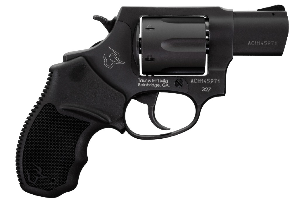 Taurus 327 .327 Federal Magnum 2-inch revolver matte black with black rubber grip