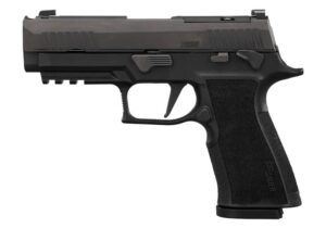 Sig Sauer P320 XTen Carry Comp 10mm pistol 3.8 inch barrel black Nitron slide XRAY3 sights
