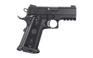 EAA Girsan Witness 2311 Brat 9mm compact double-stack pistol in black finish, right side profile view