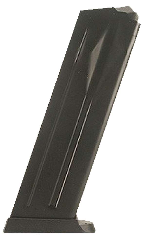 H&K Mark 23 .45 ACP 10rd steel magazine, black blued finish, flat floorplate