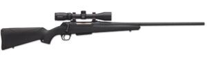 Winchester XPR 6.5 PRC 24in rifle with mounted Vortex Crossfire II 3-9x40 scope, black synthetic stock