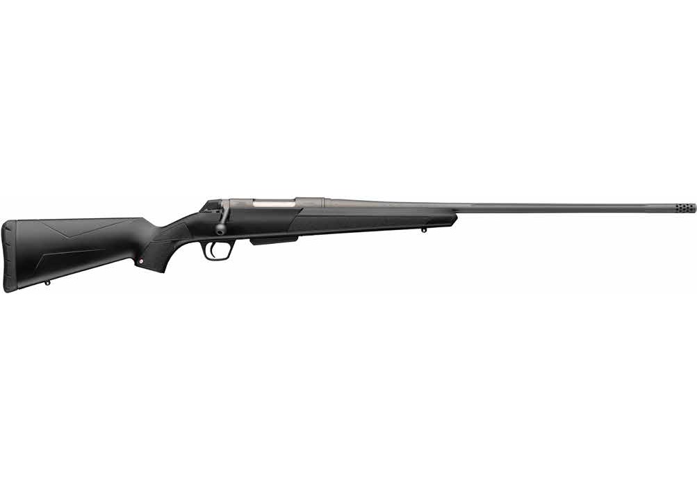 Winchester XPR Extreme 6.8 Western Tungsten Cerakote fluted threaded barrel black fixed synthetic stock