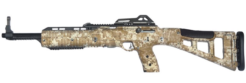 Hi-Point 995TSDD 9mm carbine in Desert Digital camo with 16.5 inch barrel