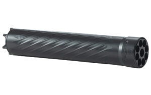 ANECHOIC Anechox 22 suppressor in black Cerakote, compatible with 22LR/22WMR/17HMR