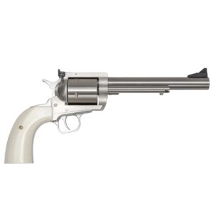 Magnum Research BFR .454 Casull 6.5in stainless revolver with white Bisley grips