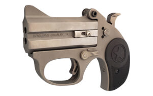 Bond Arms Stinger RS .22 LR 3-inch stainless derringer with black synthetic grips