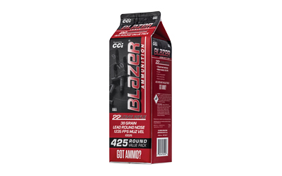 CCI Blazer .22 LR pour pack 425-round box front view