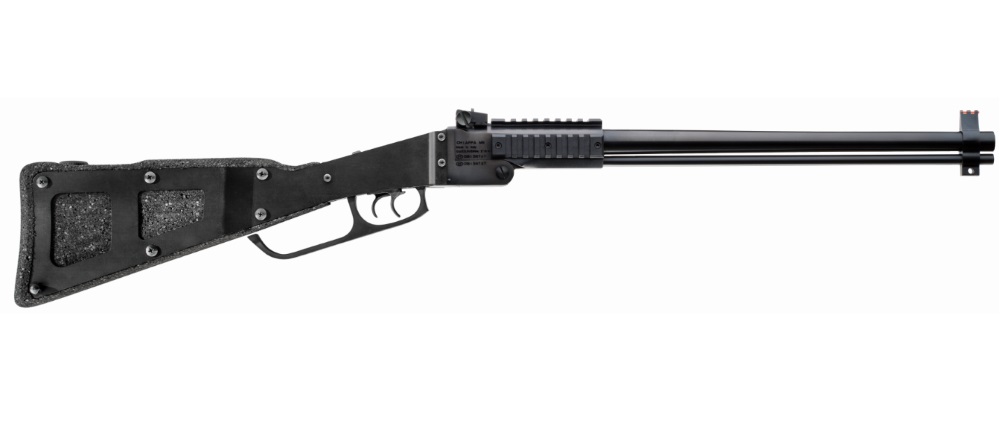 Chiappa M6 folding combo rifle and shotgun with skeletonized foam-insert stock, 18.5 inch barrels