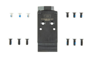 C&H Precision matte black optic mounting plate for CZ Shadow 2 V4