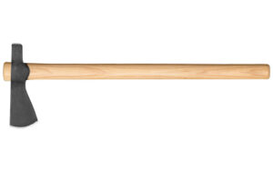 Cold Steel Trail Hawk axe with 2.25-inch 1055 carbon steel blade and American hickory handle, 22-inch overall