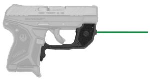 Crimson Trace Laserguard for Ruger LCP II, green laser, black polymer, trigger-guard mount