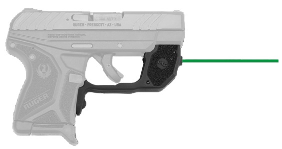 Crimson Trace Laserguard for Ruger LCP II, green laser, black polymer, trigger-guard mount