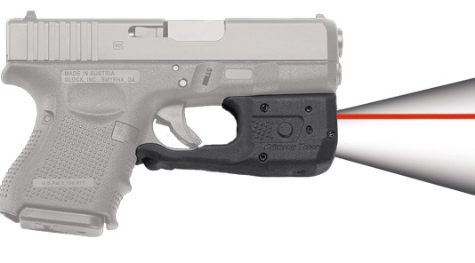 Crimson Trace Laserguard Pro LL-810 red laser and 150 Lumen white light for Glock Subcompact