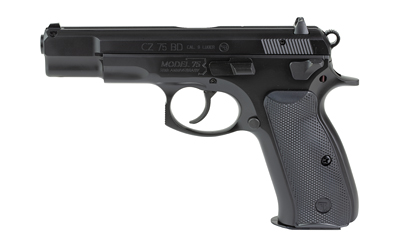 CZ 75 BD 50th Anniversary 9mm pistol, black finish, 4.6 inch barrel, two magazines
