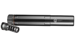 Dead Air Sandman-L 7.62 QD suppressor, 8.9 in, black Cerakote finish