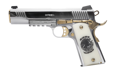Girsan MC1911S Liberador II .38 Super 5 inch polished chrome handgun left view