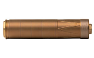 Energetic Armament Sonus 9mm suppressor in burnt bronze, 9.8 oz