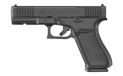 Glock G20 V MOS 10mm 4.61in Black Optic-Ready Pistol with 3x15rd Magazines