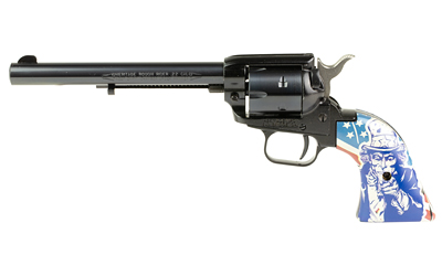 Heritage Rough Rider .22 LR 6.50 inch 6-shot revolver in black with Uncle Sam grips