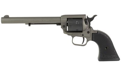 Heritage Rough Rider .22 LR 6-shot revolver with Tungsten Cerakote finish and black polymer star grip
