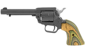 Heritage Rough Rider RR22MBS4 .22 LR/.22 WMR revolver 4.75in black satin with camo laminate grips
