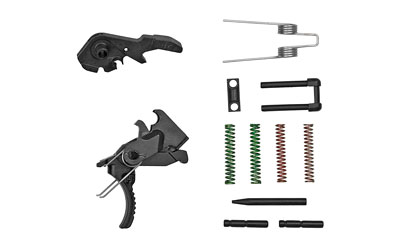 Hiperfire HIPERTOUCH Elite curved single-stage trigger assembly, black, for AR-15/AR-10