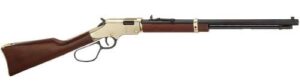 Henry Golden Boy H004ML .22 WMR lever rifle with blued octagon barrel and American walnut stock