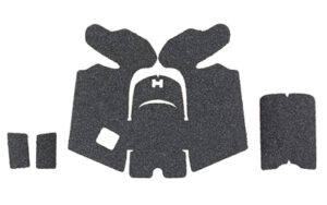 Hogue Wrapter Grit Adhesive Grip for Glock Gen 5 Models 19 19MOS 44 in black