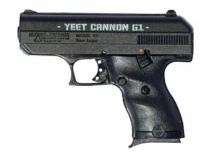 Hi-Point C9 Yeet Cannon G1 9mm 3.5 inch black polymer pistol side view