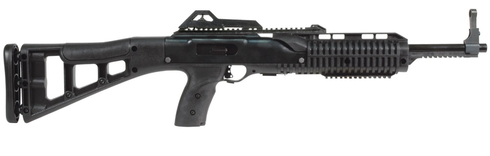 Hi-Point 3895TS .380 ACP carbine with 16.5 inch threaded barrel and black polymer skeletonized stock