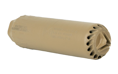 HUXWRX FLOW 556 Ti Suppressor FDE — 6.8 in, 5.56 - Alexander's